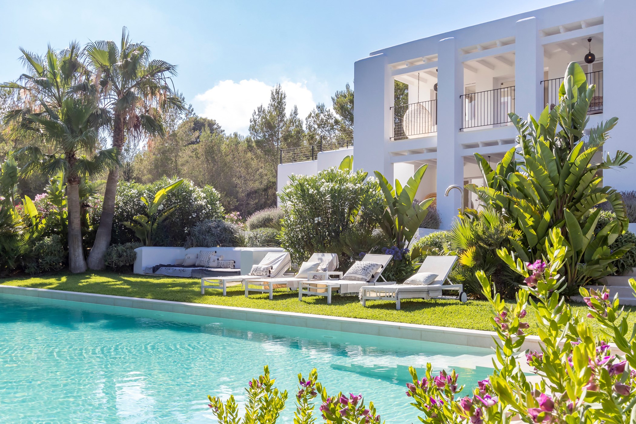 Spectacular rural villa with stunning gardens close to Ibiza's best beaches