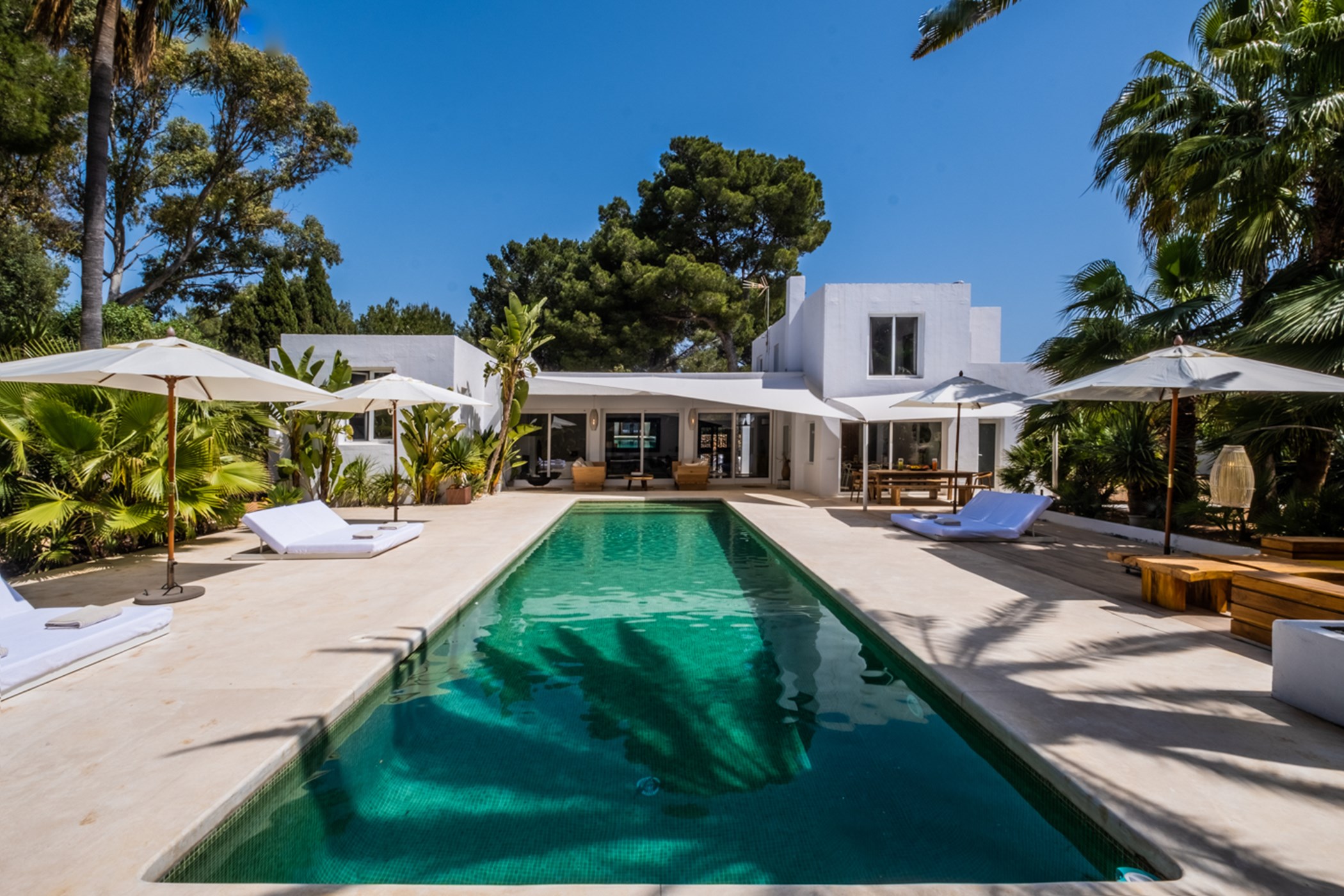 Chic & bohemian, exotic & natural home with modern features located in Roca Llisa